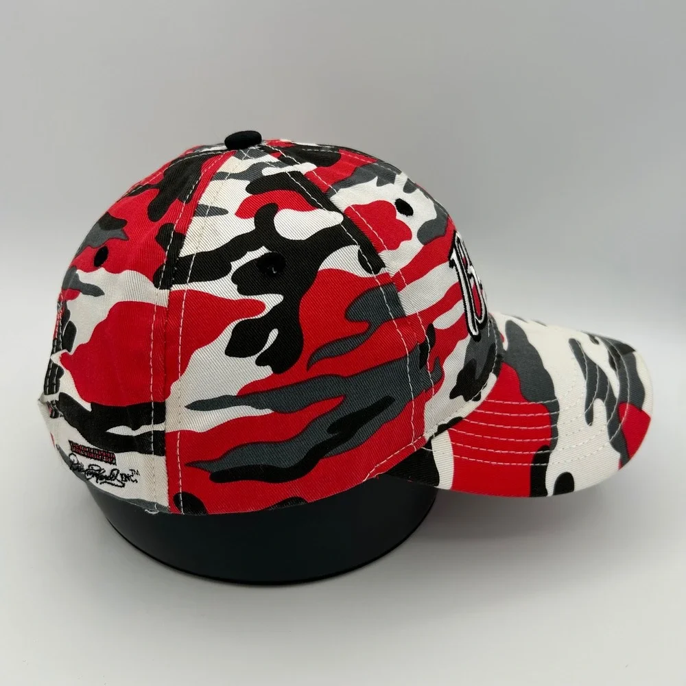 VTG Budweiser Racing Hat Chase Authentics Dale Earnhardt Jr Mens Red Camo NASCAR